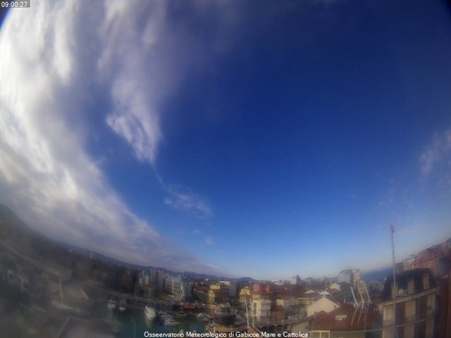 time-lapse frame, Oss. Met. di Gabicce Mare Puntamento Sud webcam