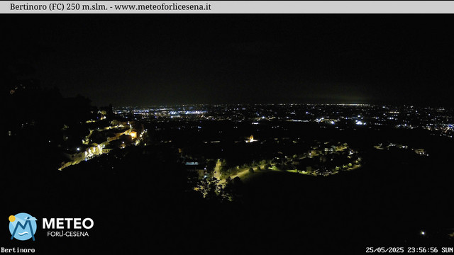 time-lapse frame, Bertinoro webcam