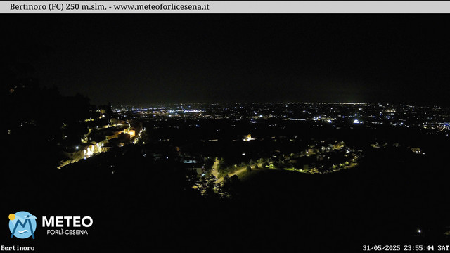 time-lapse frame, Bertinoro webcam