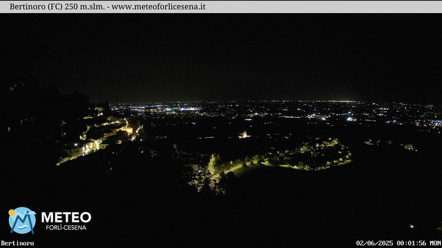 time-lapse frame, Bertinoro webcam