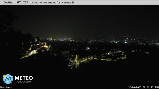 time-lapse frame, Bertinoro webcam