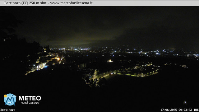 time-lapse frame, Bertinoro webcam