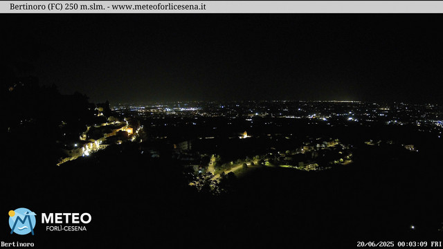 time-lapse frame, Bertinoro webcam