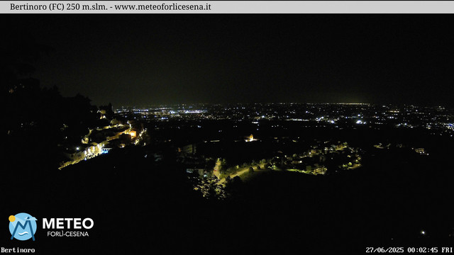 time-lapse frame, Bertinoro webcam
