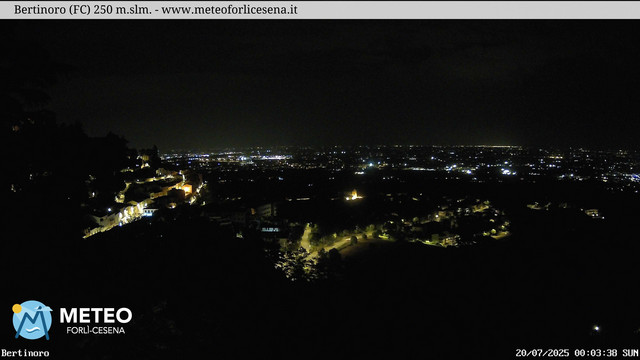 time-lapse frame, Bertinoro webcam