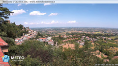 view from Bertinoro on 2025-07-20