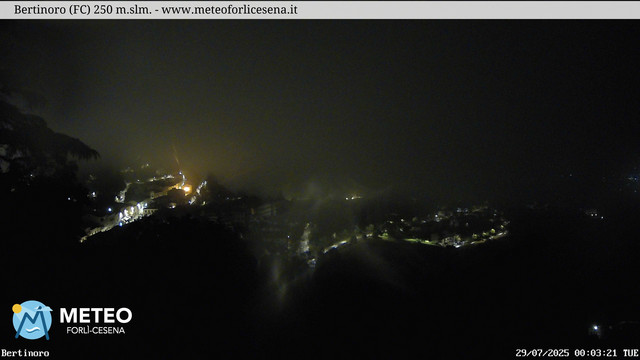 time-lapse frame, Bertinoro webcam