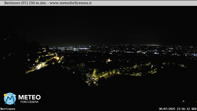 time-lapse frame, Bertinoro webcam
