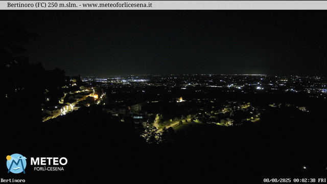 time-lapse frame, Bertinoro webcam