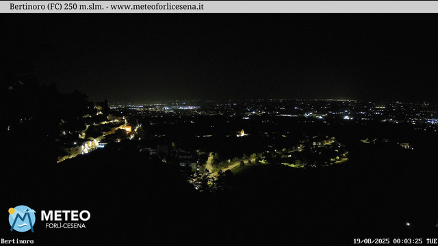time-lapse frame, Bertinoro webcam