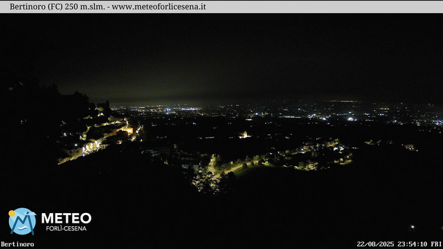 time-lapse frame, Bertinoro webcam