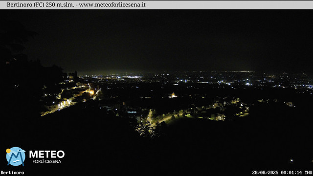 time-lapse frame, Bertinoro webcam