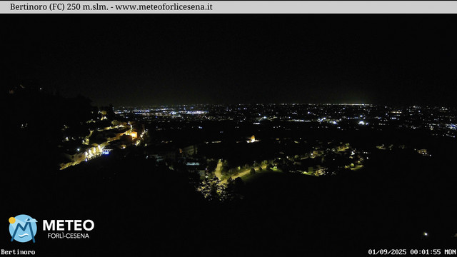 time-lapse frame, Bertinoro webcam