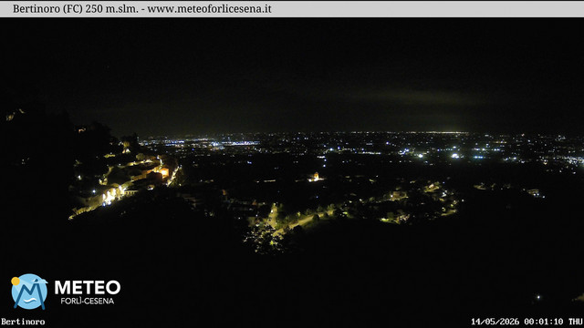 time-lapse frame, Bertinoro webcam
