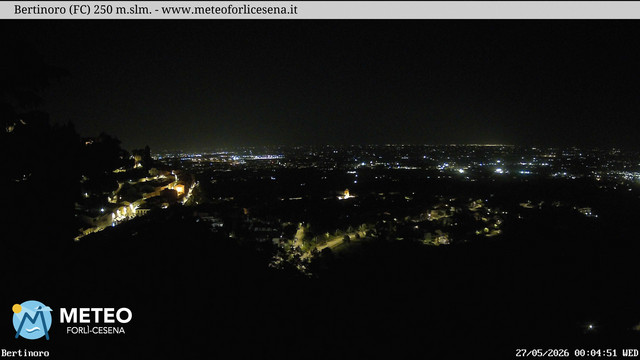 time-lapse frame, Bertinoro webcam