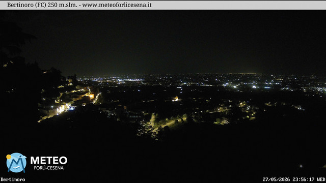time-lapse frame, Bertinoro webcam
