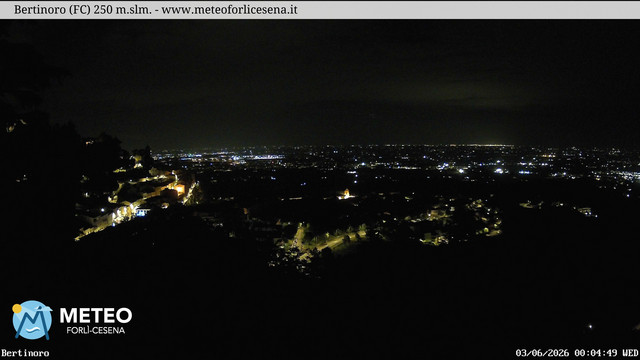 time-lapse frame, Bertinoro webcam