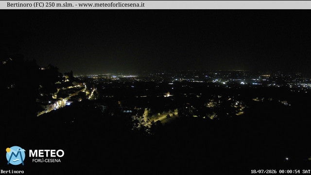 time-lapse frame, Bertinoro webcam
