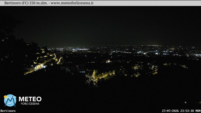 time-lapse frame, Bertinoro webcam