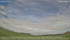 view from Carstairs Sky Cam on 2025-07-09
