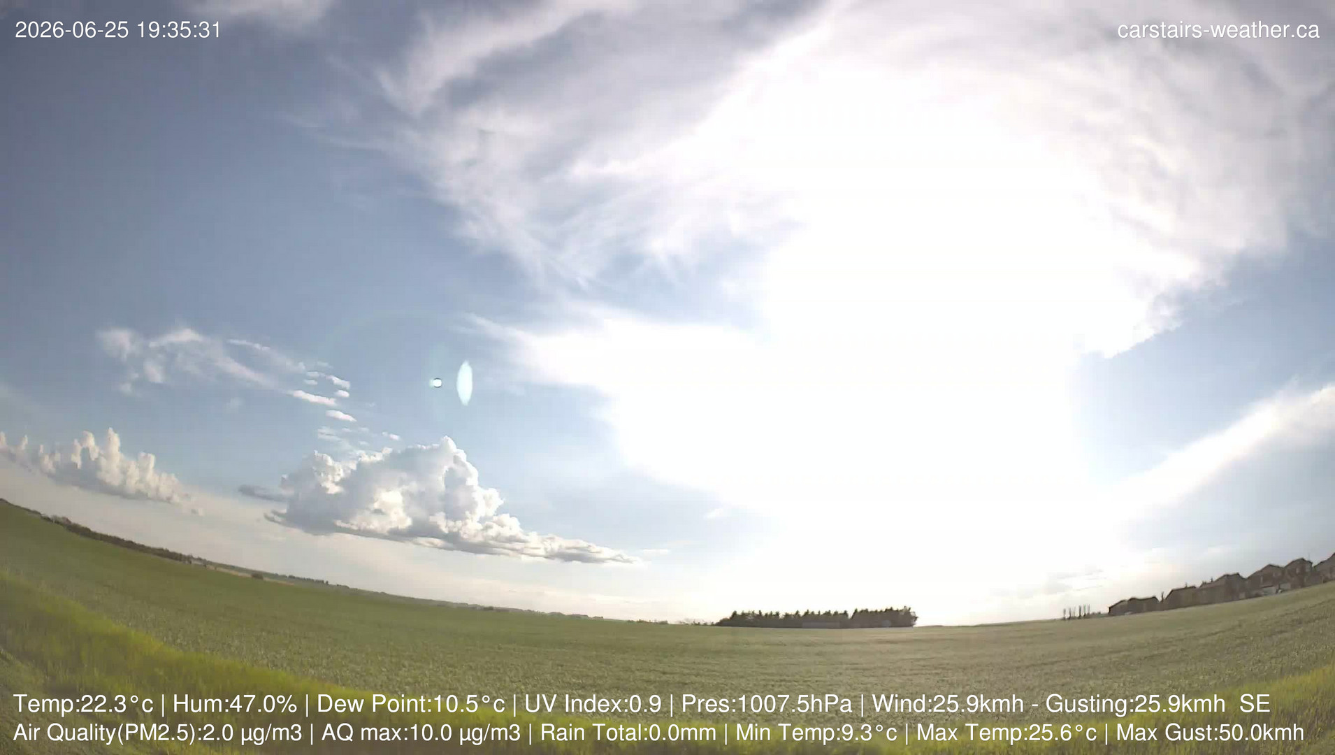time-lapse frame, June 26 2026 webcam