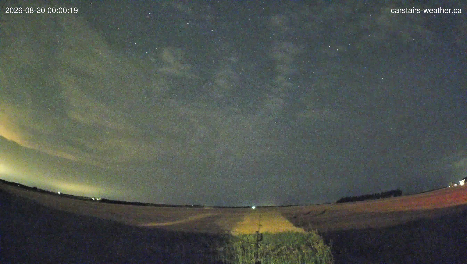time-lapse frame, Carstairs Sky Cam webcam