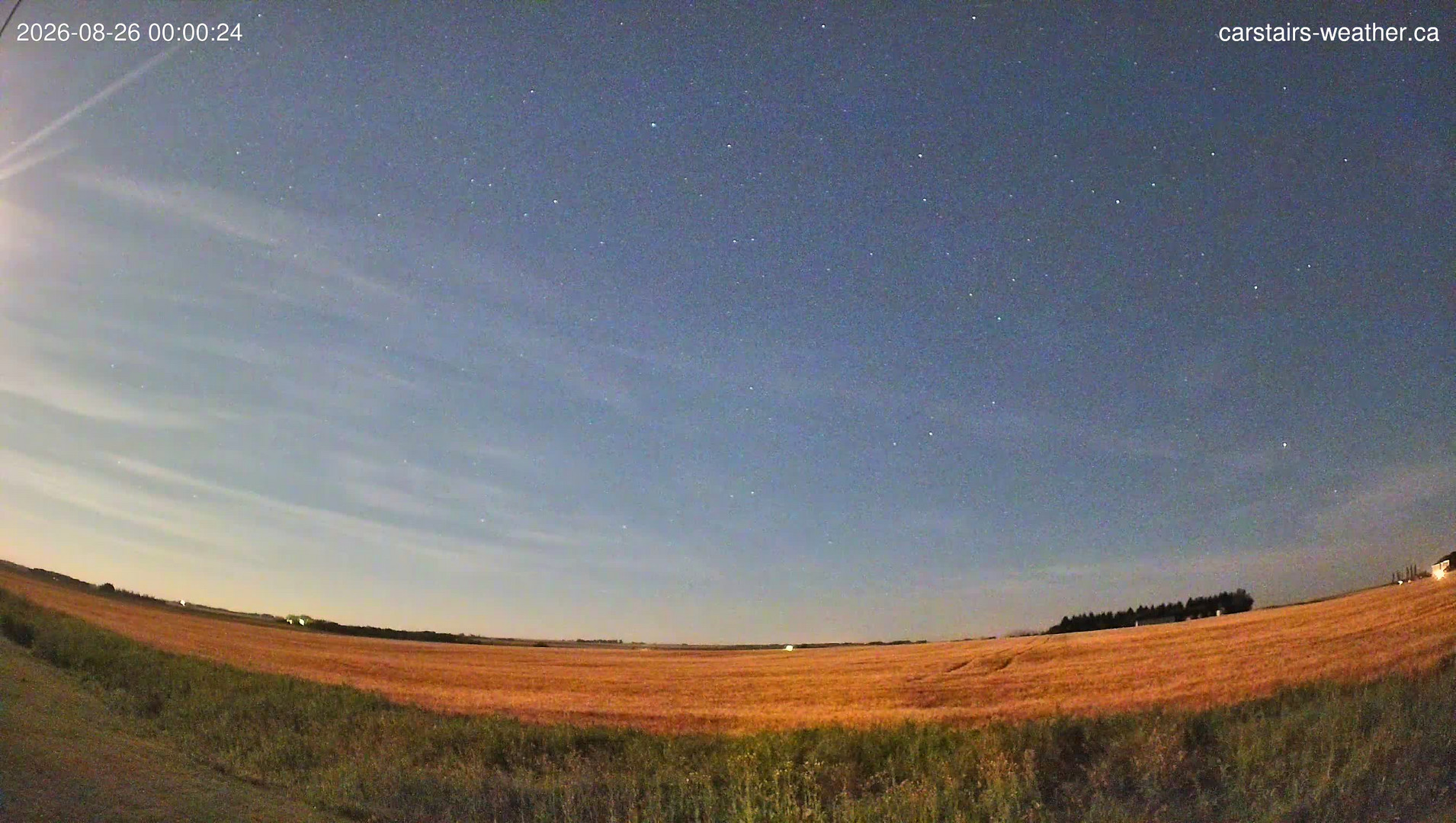 time-lapse frame, Carstairs Sky Cam webcam