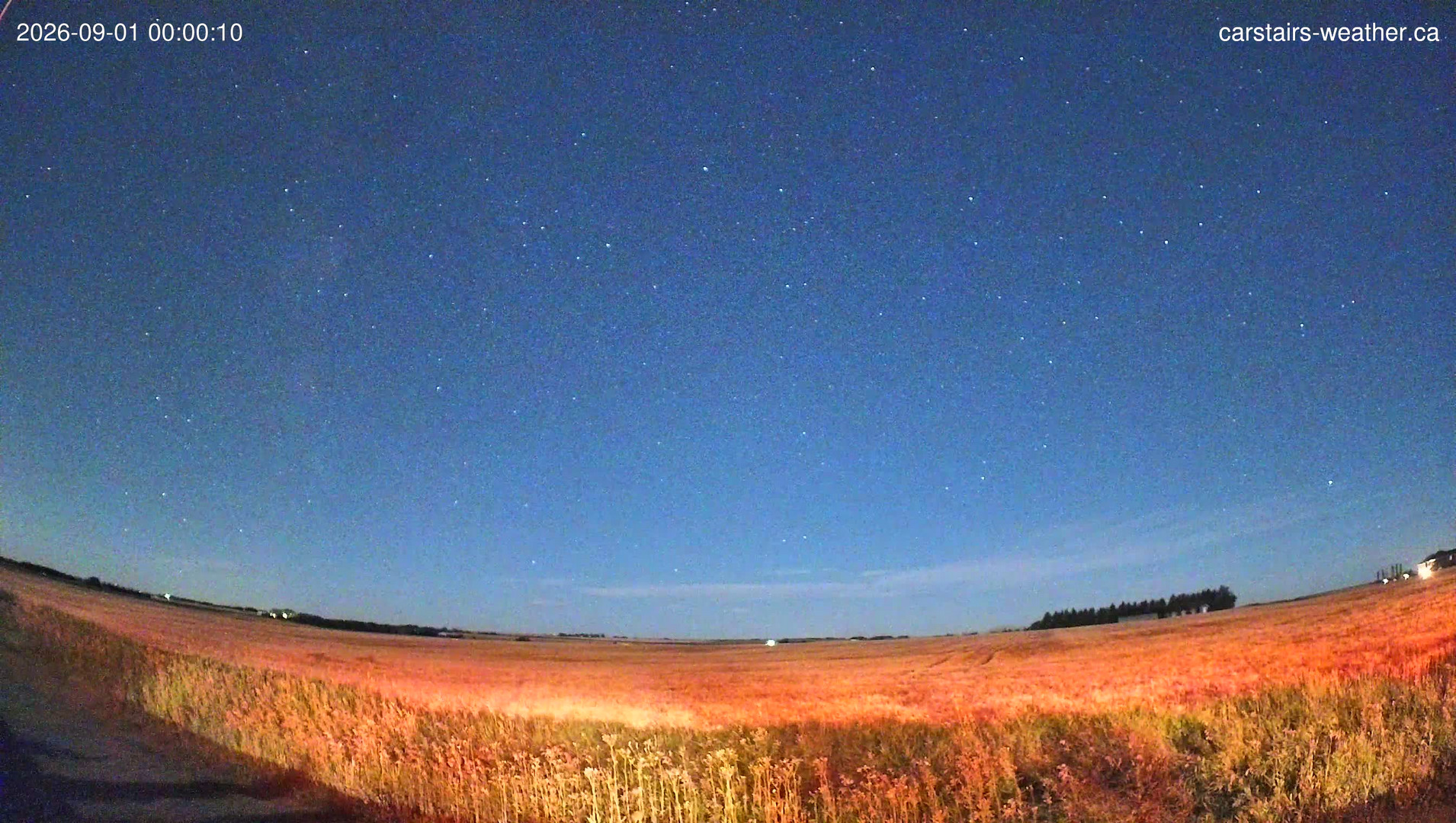 time-lapse frame, Carstairs Sky Cam webcam