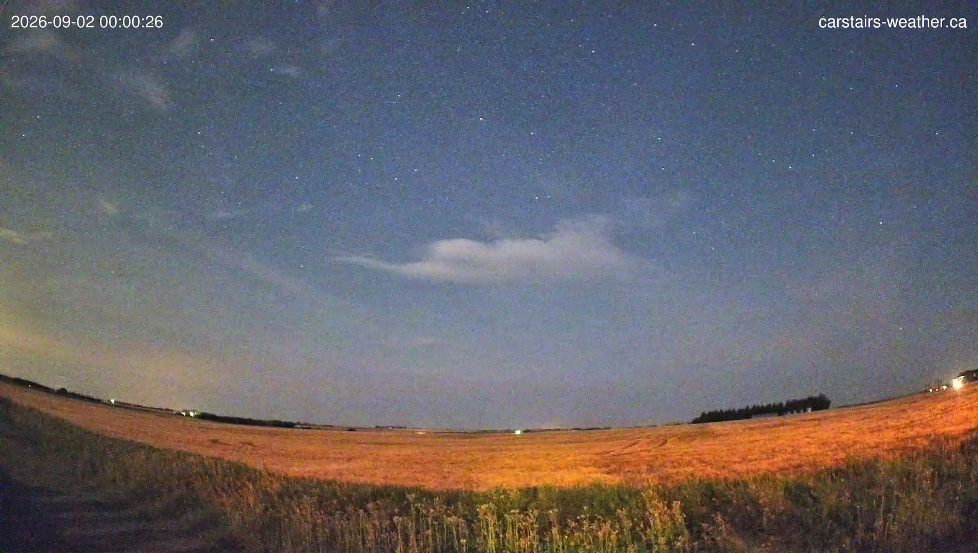 time-lapse frame, Carstairs Sky Cam webcam