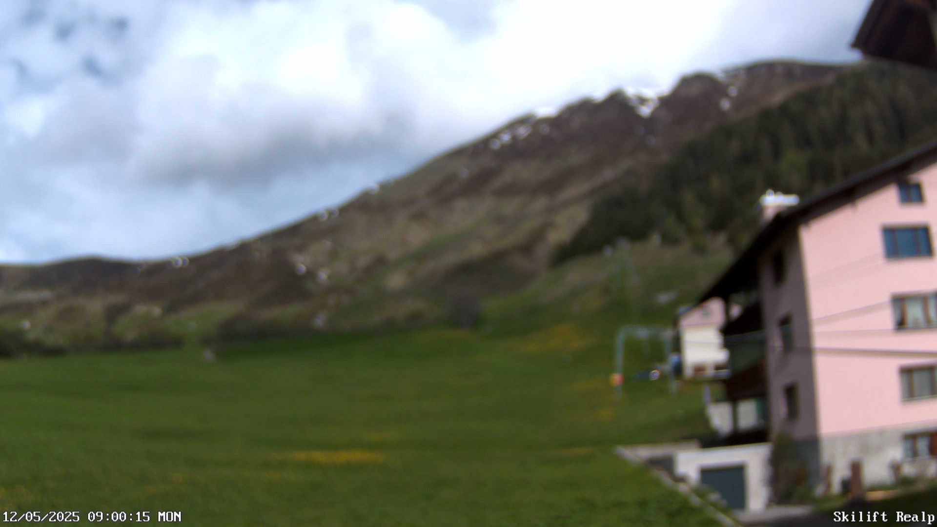 time-lapse frame, Skilift Realp webcam