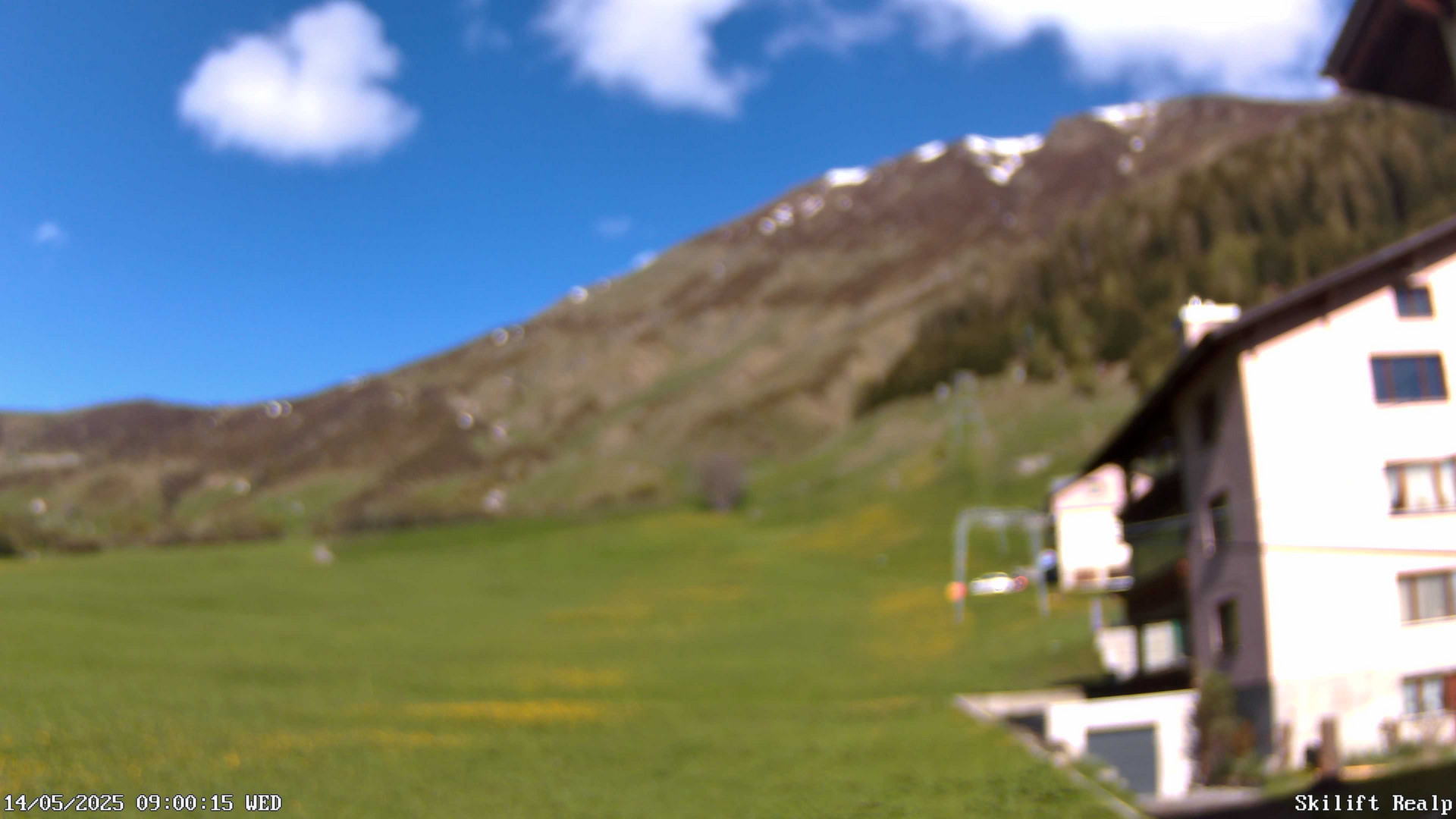 time-lapse frame, Skilift Realp webcam