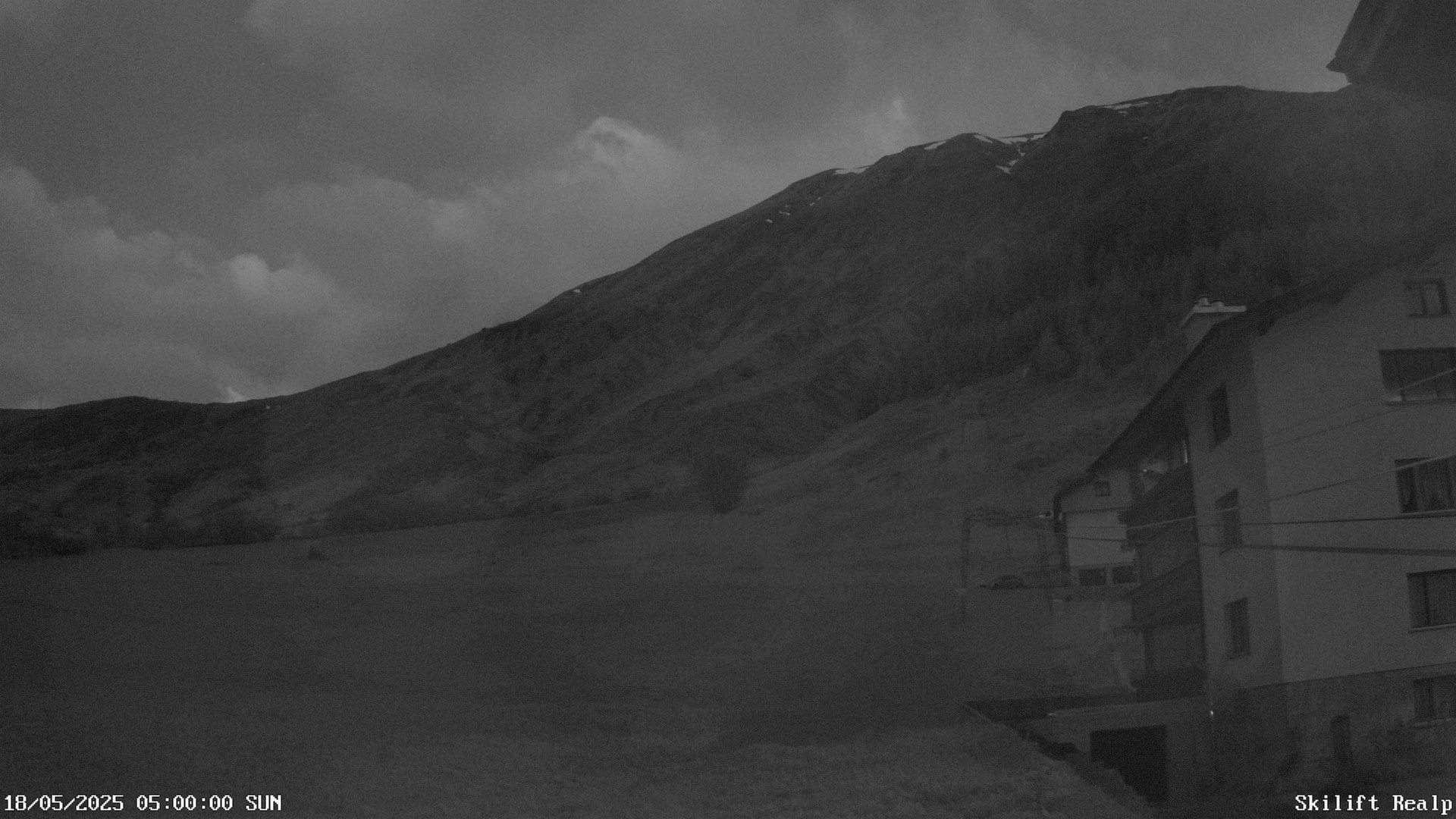 time-lapse frame, Skilift Realp webcam