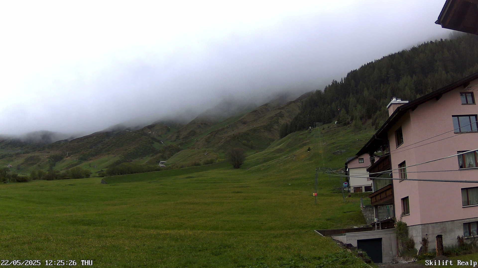 time-lapse frame, Skilift Realp webcam