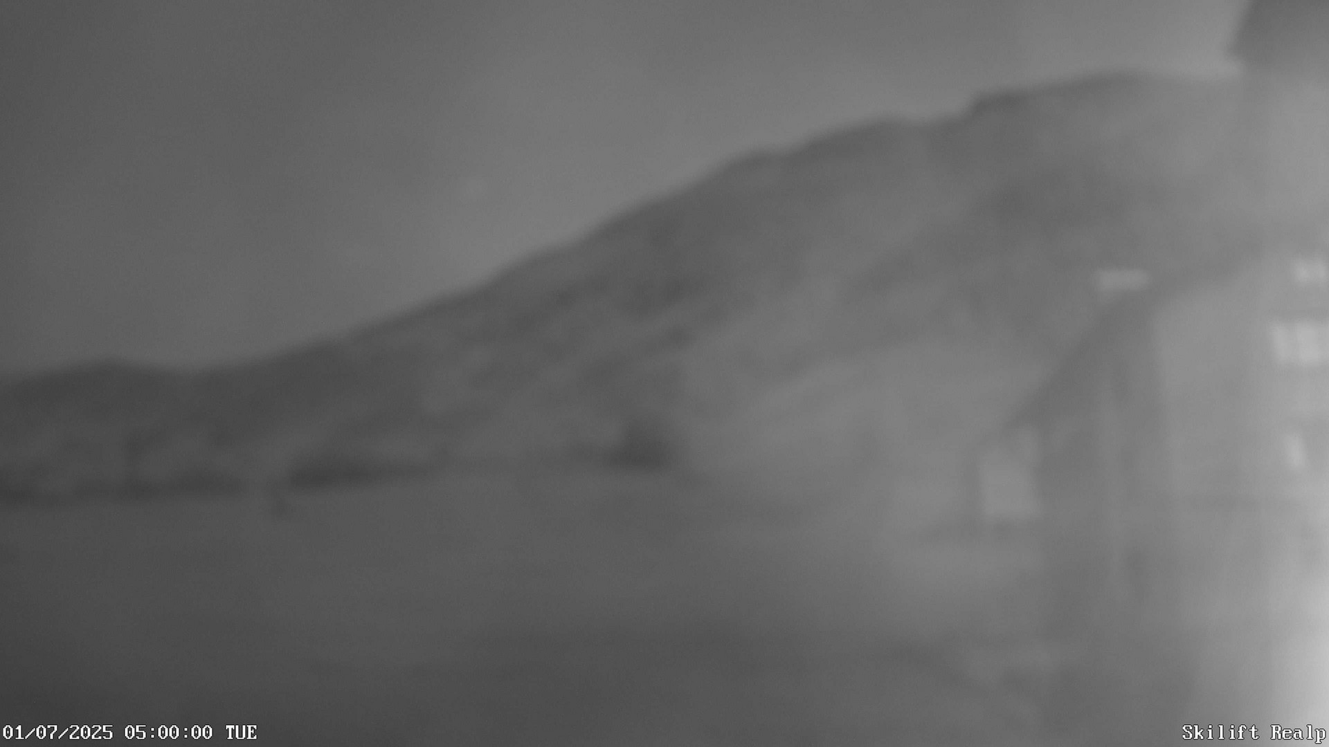 time-lapse frame, Skilift Realp webcam