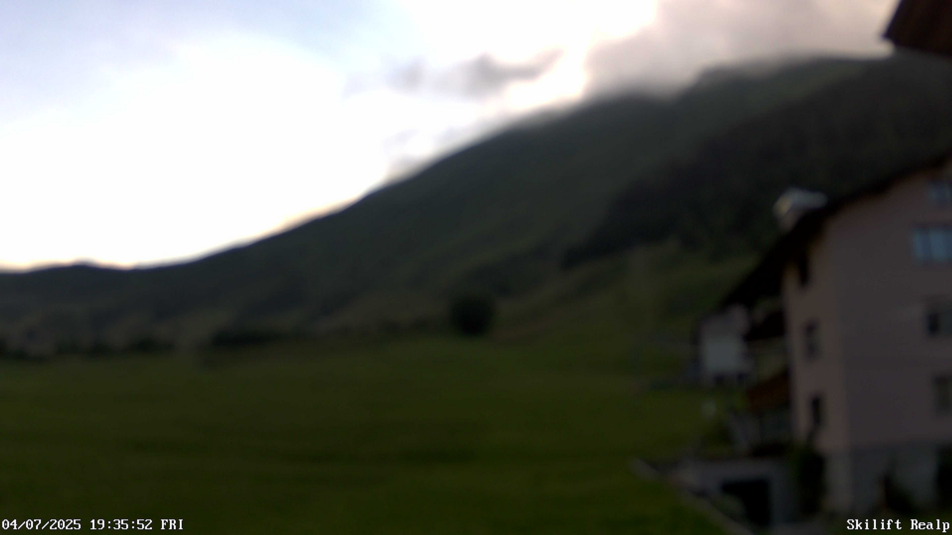 time-lapse frame, Skilift Realp webcam
