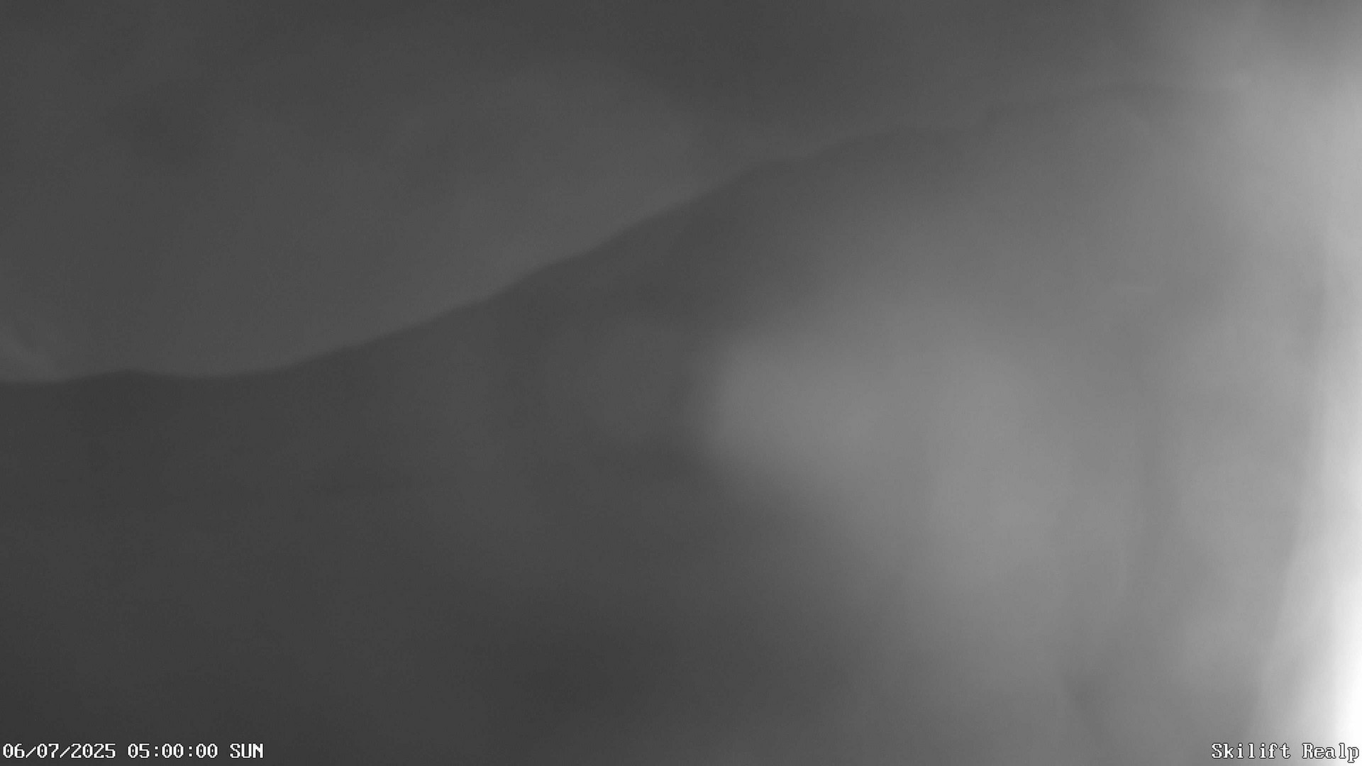 time-lapse frame, Skilift Realp webcam