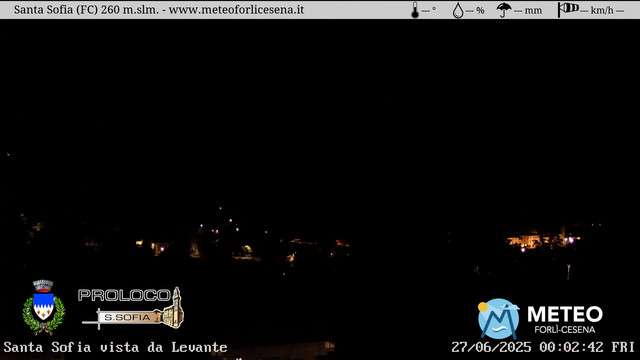 time-lapse frame, Santa Sofia webcam