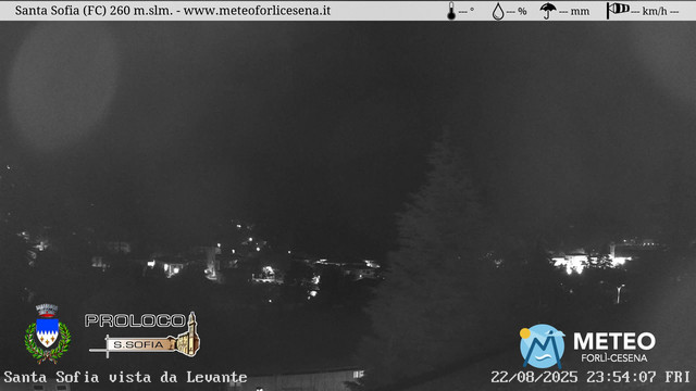 time-lapse frame, Santa Sofia webcam