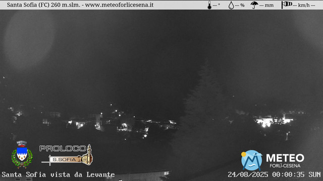 time-lapse frame, Santa Sofia webcam