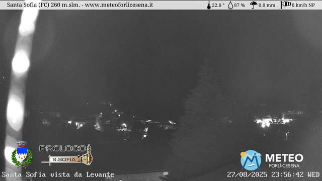 time-lapse frame, Santa Sofia webcam