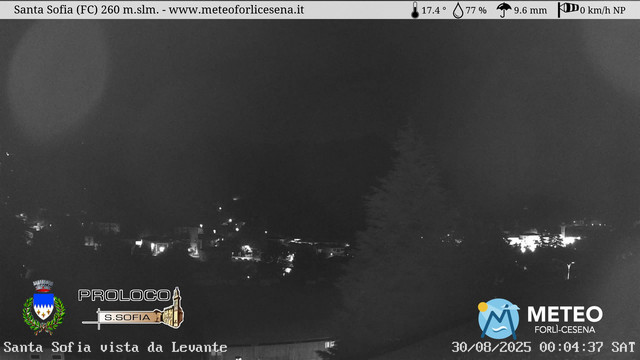 time-lapse frame, Santa Sofia webcam