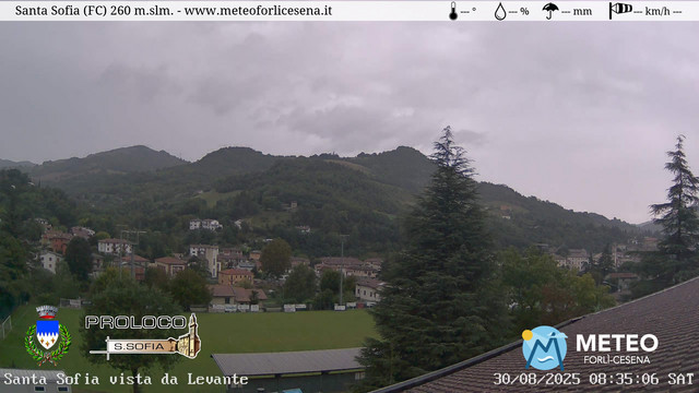 time-lapse frame, Santa Sofia webcam