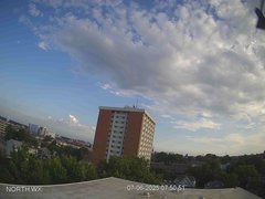 view from University Place Apartments - North Weather on 2025-07-06