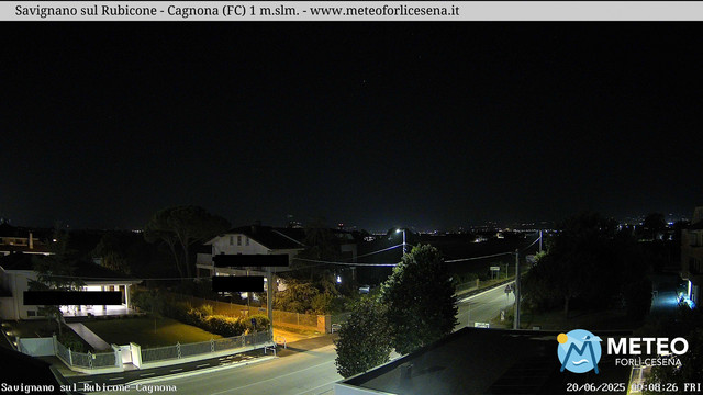 time-lapse frame, Savignano sul Rubicone webcam