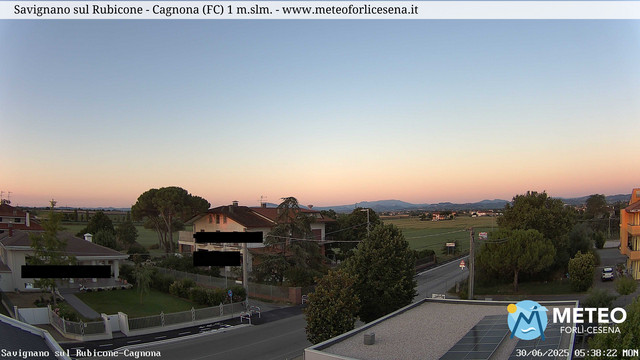 time-lapse frame, Savignano sul Rubicone webcam