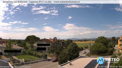 view from Savignano sul Rubicone on 2025-07-12