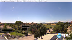 view from Savignano sul Rubicone on 2025-07-27
