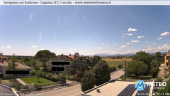 view from Savignano sul Rubicone on 2025-07-30