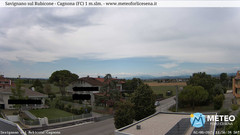 view from Savignano sul Rubicone on 2025-08-02
