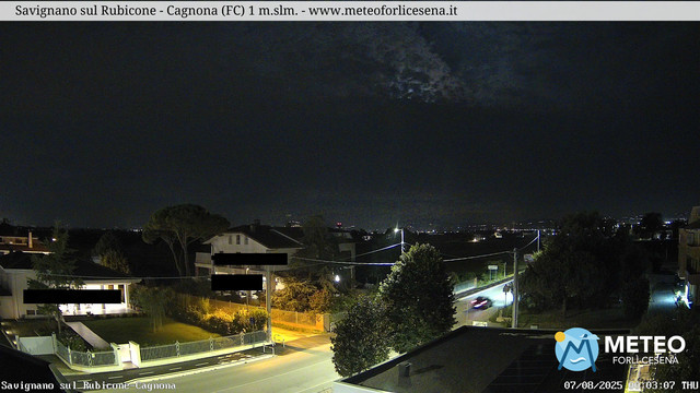 time-lapse frame, Savignano sul Rubicone webcam